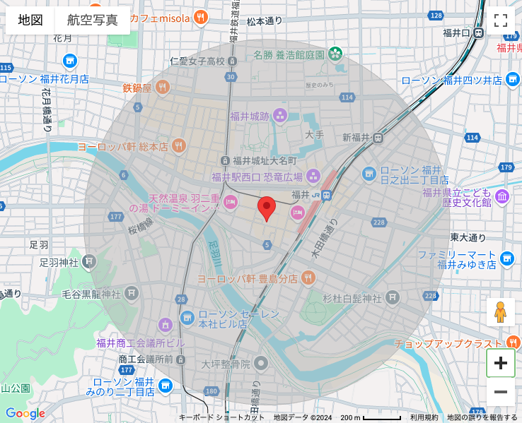 福井市 中央 福井駅